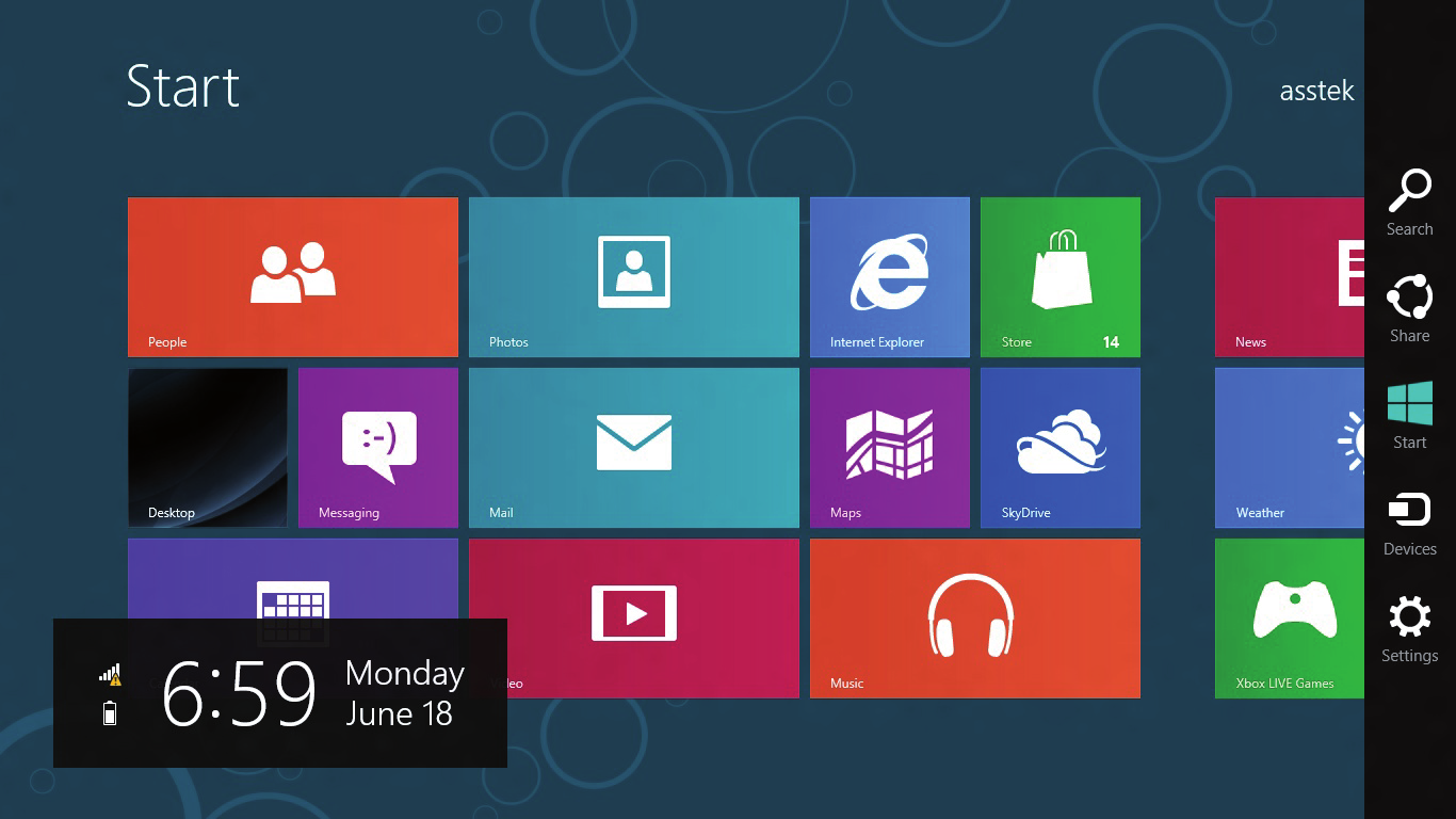 Kosketusnäyttöpaneelieleiden käyttö Windows 8.1:ssä Eleet mahdollistavat ASUS All-in-One PC:n ohjelmien käynnistämisen ja asetusten käytön.