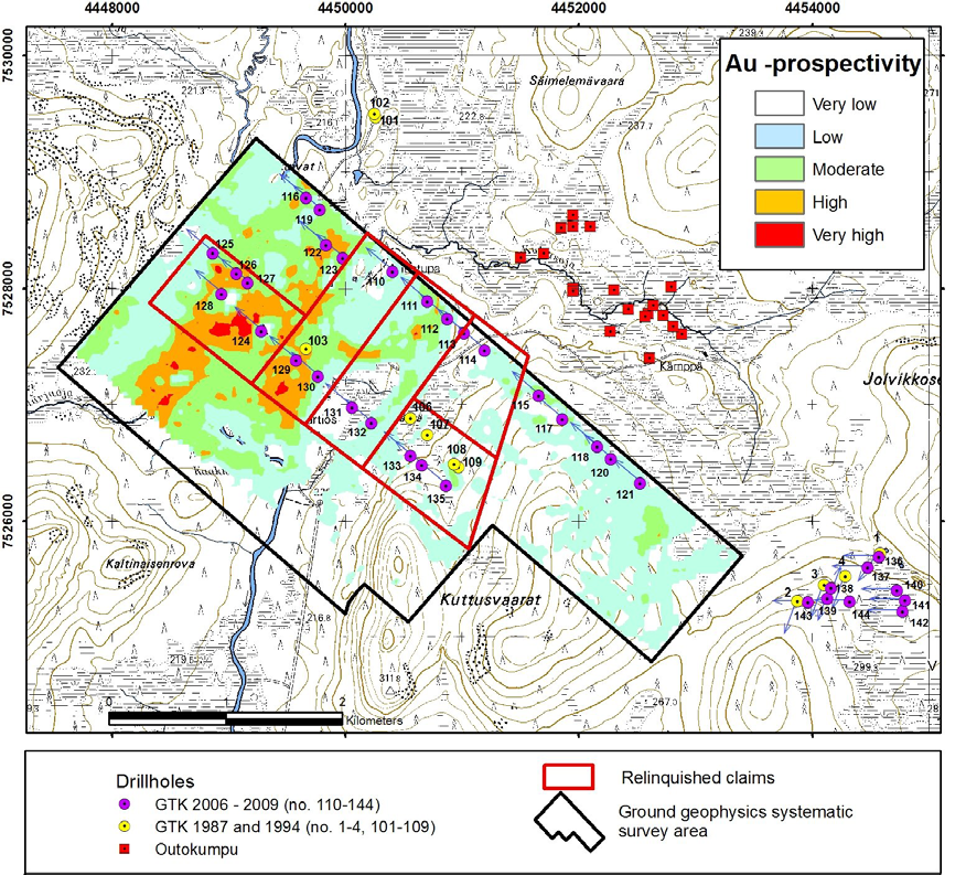 18 Kuva 13. Geofysiikan aineistoista laaditun sumean logiikan Au -ennusteen vuokaavio. Figure 13. Flow chart of the fuzzy logic Au prospectivity based on ground geophysical surveys. Kuva 14.