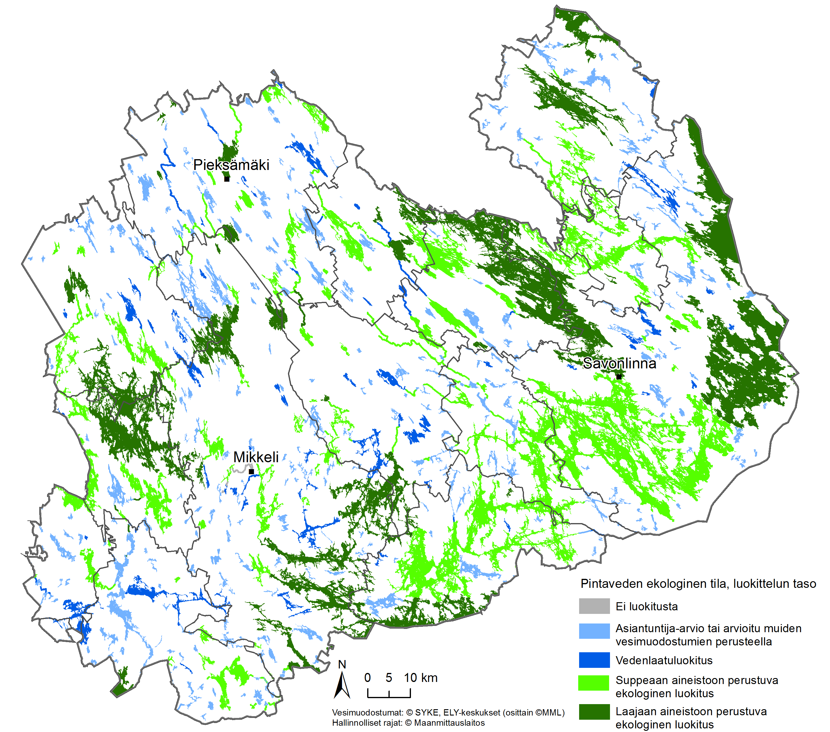 Pintavesien ekologisen