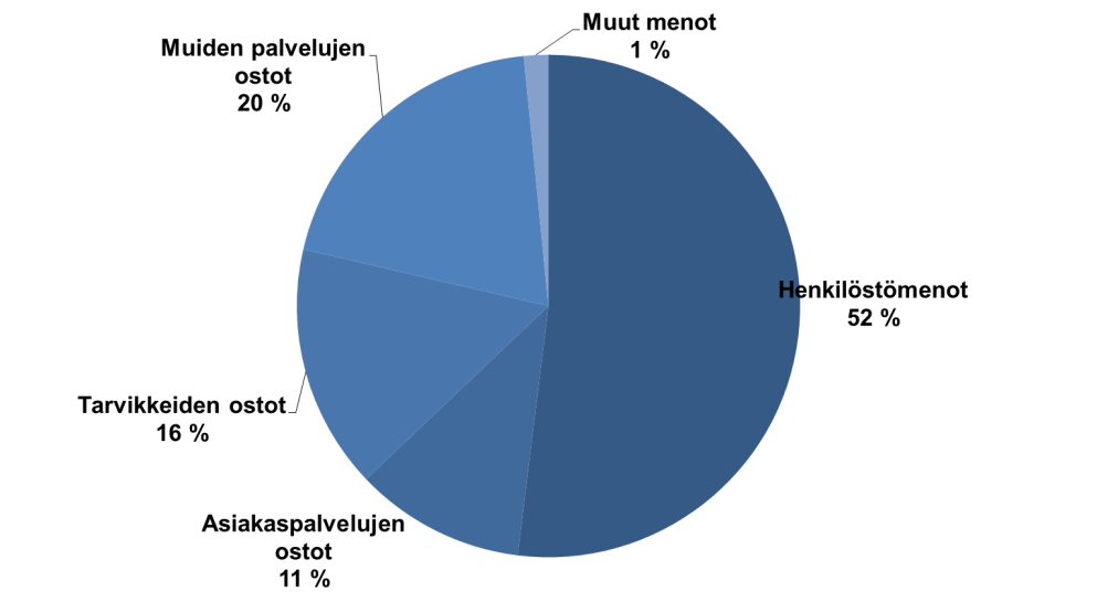 35 SAIRAANHOITOTOIMINTA Sairaanhoitotoiminnan talouden suunnittelua on ohjattu menoraamilla, johon toimintaa pitää sopeuttaa.