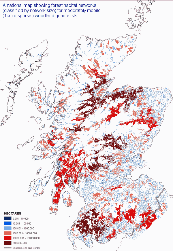 Source: Forest Research ww.forestry.gov.uk Mutta ekologiset verkostot usein verkostoja vain paperilla!