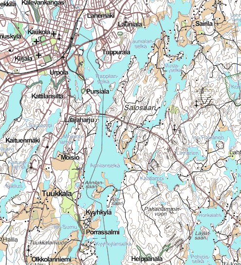 20 4 Selvitystyö Case Mikkeli 4.1 Koealue Koealue käsittää 63 kiinteistöä.