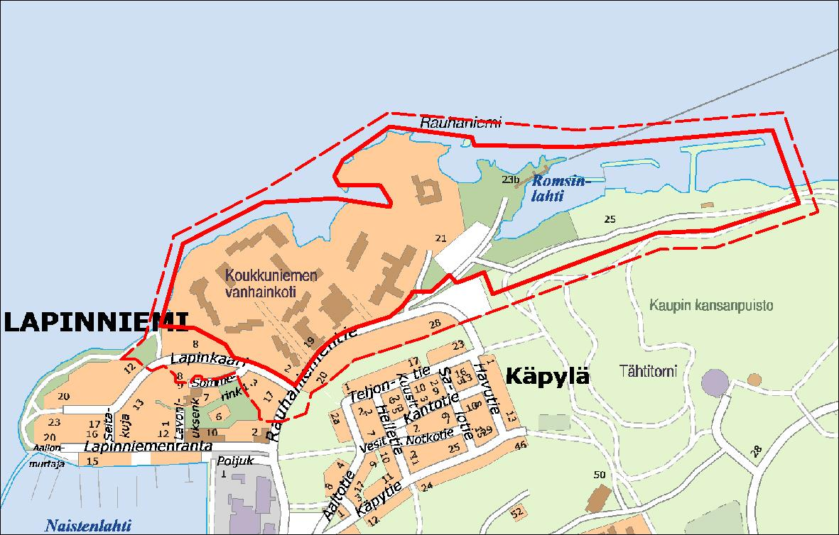 TAMPEREEN KAUPUNKI 17.11.2015 LAPINNIEMI JA PETSAMO. KOUKKUNIEMEN JA RAUHANIEMEN ALUEET. Asemakaava nro 8568 Diaarinumero: TRE: 5594/10.02.