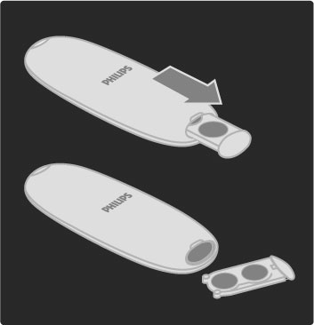 Poista paristot kaukosäätimestä, jos se on käyttämättä pitkään. Hävitä paristot niiden hävittämistä koskevien säädösten mukaisesti. Lue kohta Ohje > Ennen käyttöä > Asennus > Käytön lopettaminen.