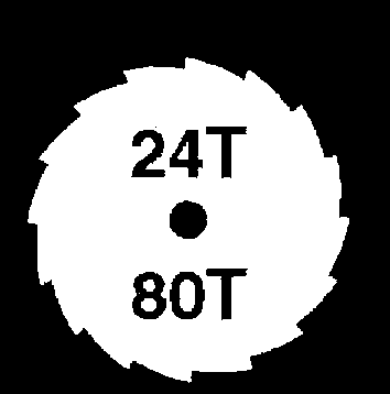 E6 G H I1 I2 G SUMMARY CHART TO IDENTIFY THE CORRECT GUARD NEEDED, WITH DIFFERENT CUTTING ATTACHMENTS T 0,095 2.4mm 3.