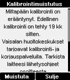 Luku 4 HM40-näyttölaitteen käyttäminen Paine Paineen asetus -näytössä voit asettaa ympäristön paineen: Painetietoja käytetään laskettaessa tiettyjä kosteussuureita, kuten sekoitussuhdetta (symboli x).