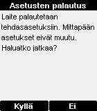 Luku 4 HM40-näyttölaitteen käyttäminen Navigointi Navigointi-asetus vaikuttaa nuolipainikkeiden toimintaan mittausnäkymässä: - Tavallinen: Ylänuoli siirtää suureen valitsinta vasemmalle ja alanuoli