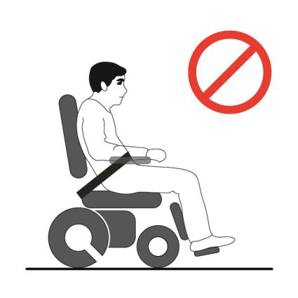 Istuinjärjestelmän säätäminen (ammattihenkilöstölle) 4.6 Lantiovyö Pyörätuoli on mahdollista varustaa tukivyöllä.