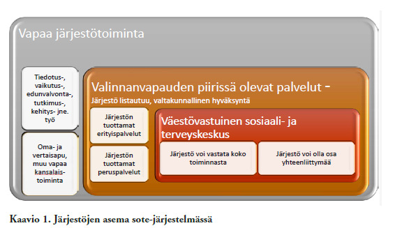 JÄRJESTÖTOIMINNAN ROOLIT Lähde: Niemelä (toim.