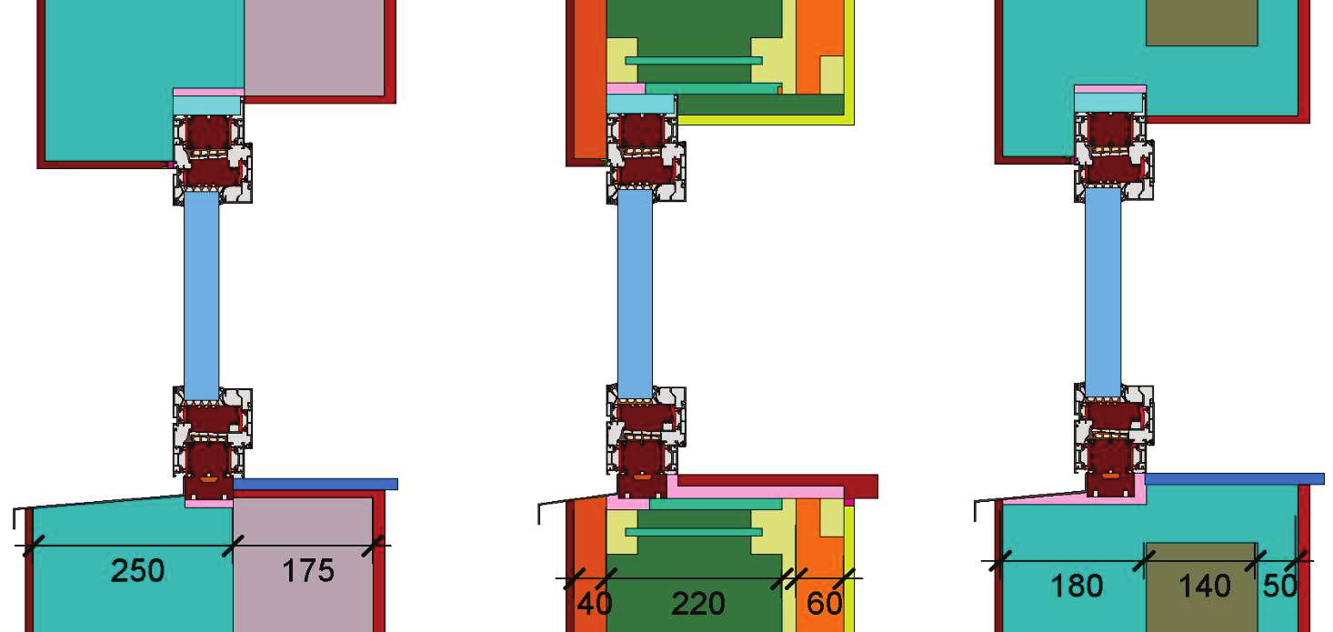 9.3.3 Data Sheet Purso Oy, Purso LK90 ECO Installation Installation based thermal bridge Ψ instal. in Passive House suitable walls Position Bottom [W/(mK)] 0.023 0.025 0.008 Side/Top [W/(mK)] 0.007 0.