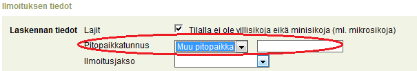 KÄYTTÄJÄN OHJE 14 (40) Tarvittaessa voit syöttää lisätieto-kenttään haluamaasi tekstiä. Valitse valikosta poistettujen sikojen eläinlaji sekä tyyppi, täytä ryhmän merkintätunnus (ks.