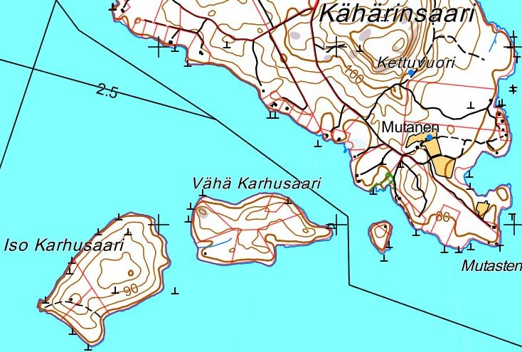 4:96 4:104 4:103 Kuva 2. Ranta-asemakaavan suunnittelualueeseen kuuluvat tilat.