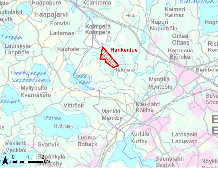 1 1. TAUSTAA Espoon Högbergetin alueelle Kulmakorven ja Ämmässuon tuntumaan suunnitellaan maaainestoimintaa, joka käsittää kalliokiviaineksen ottamisen ja murskaamisen myyntiä varten sekä alueen