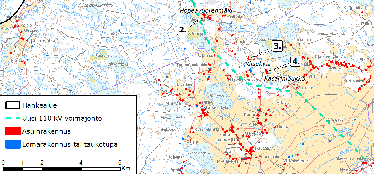 262 Kattiharjun tuulivoimapuisto FCG SUUNNITTELU JA TEKNIIKKA OY Kuva 10.