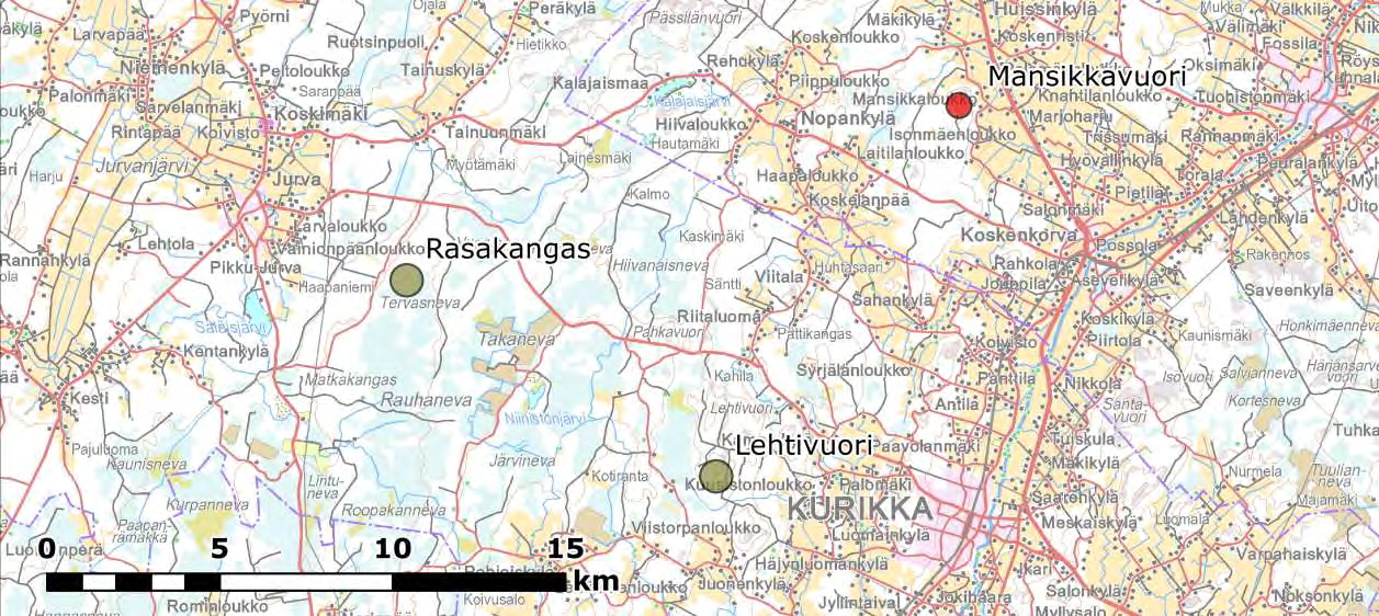 282 Kattiharjun tuulivoimapuisto FCG SUUNNITTELU JA TEKNIIKKA OY Kuva 15