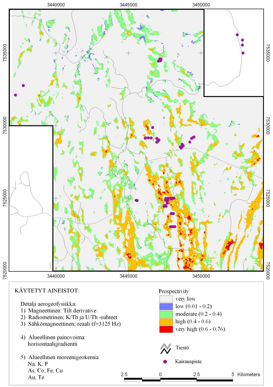 Malminetsinnän GIS -analyysimenetelmät 2104016) Kuva 13.
