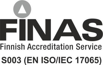 S003/M25/2016 Liite 1 / Appendix 1 Sivu / Page 1(9) AKKREDITOITU SERTIFIOINTIELIN ACCREDITED CERTIFICATION BODY SGS FIMKO OY SGS FIMKO LTD Tunnus Code Sertifiointielin Certification body Osoite