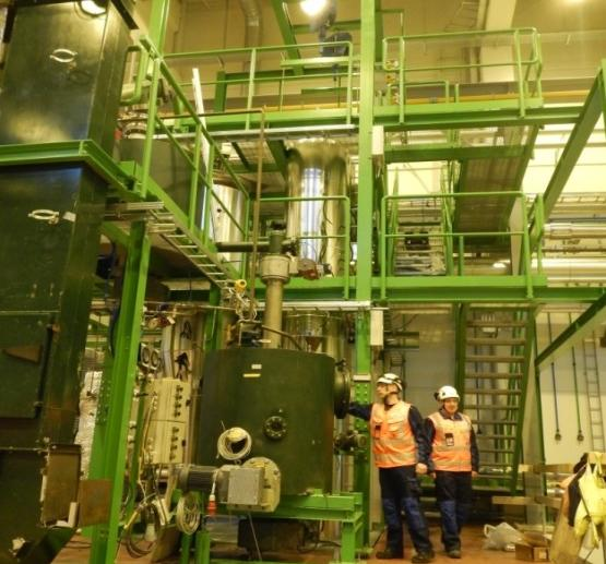 Dual Bed Steam Gasification Pilot at Bioruukki New low-pressure process for 50-150 MW input Most suitable applications: Hydrogen by PSA SNG or