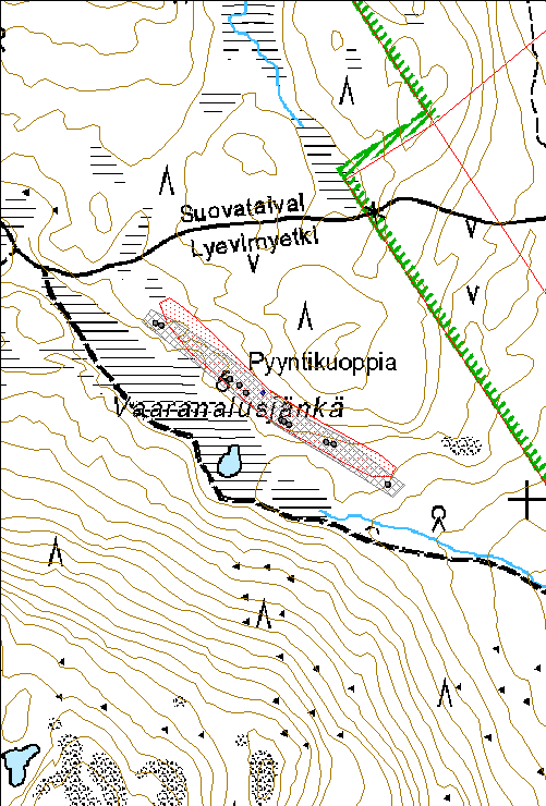 20 Kohdetyyppi: 9 Valmistuspaikat/työpaikat Copyright: Metsähallitus 2008