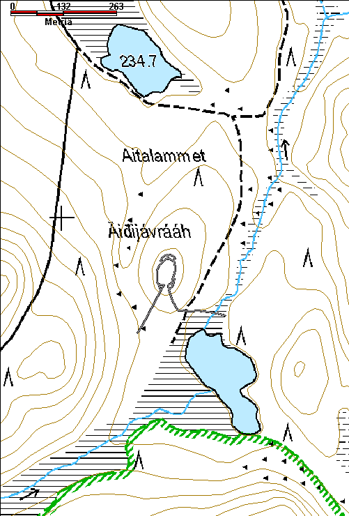 70 Kohdetyyppi: 9 Valmistuspaikat/työpaikat Copyright: Metsähallitus 2008