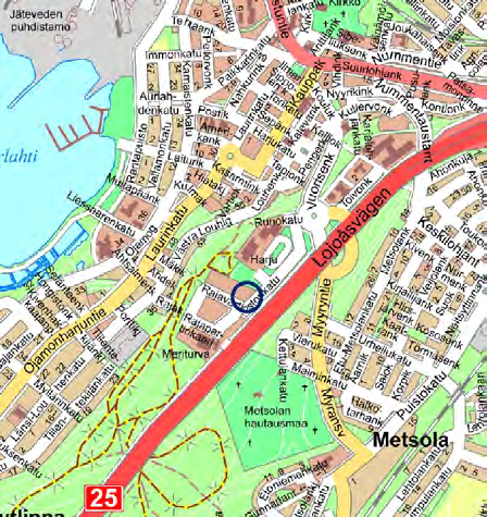 PERUSTIEDOT 1. PERUSTIEDOT 1.1 TUNNISTETIEDOT 1.2 KAAVA-ALUEEN SIJAINTI L35 Rajavartiostonkatu, asemakaavan ja tonttijaon muutos koskien 2.