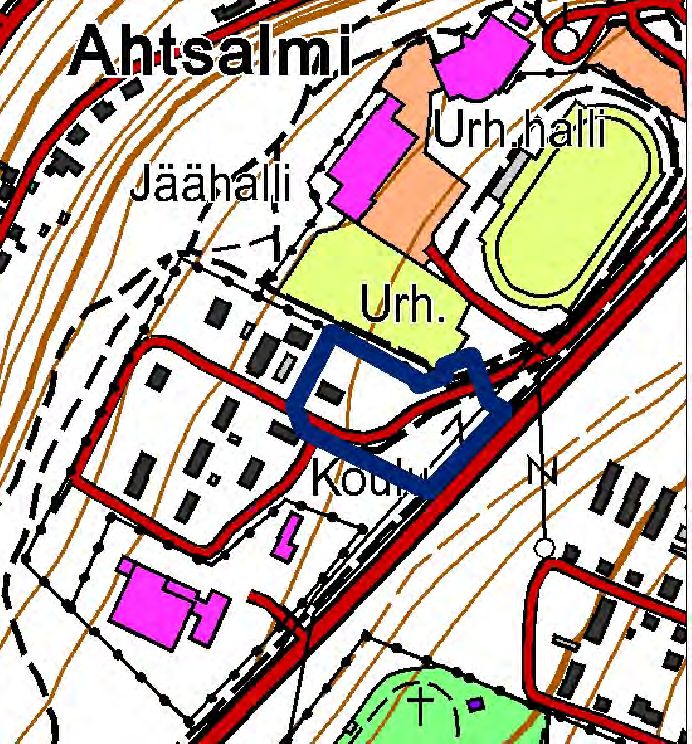 SUUNNITTELUN LÄHTÖKOHDAT Alueella on vähän katuja ja korttelit ovat isoja kokonaisuuksia. Kaava-alueen tontti 3 on osa isompaa korttelia.