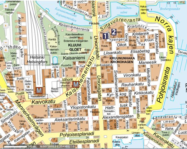 YHTEYSTIEDOT JA KARTTA Kasvatustieteellinen tiedekunta Siltavuorenpenger 5 (PL 9) 00014 Helsingin yliopisto p.