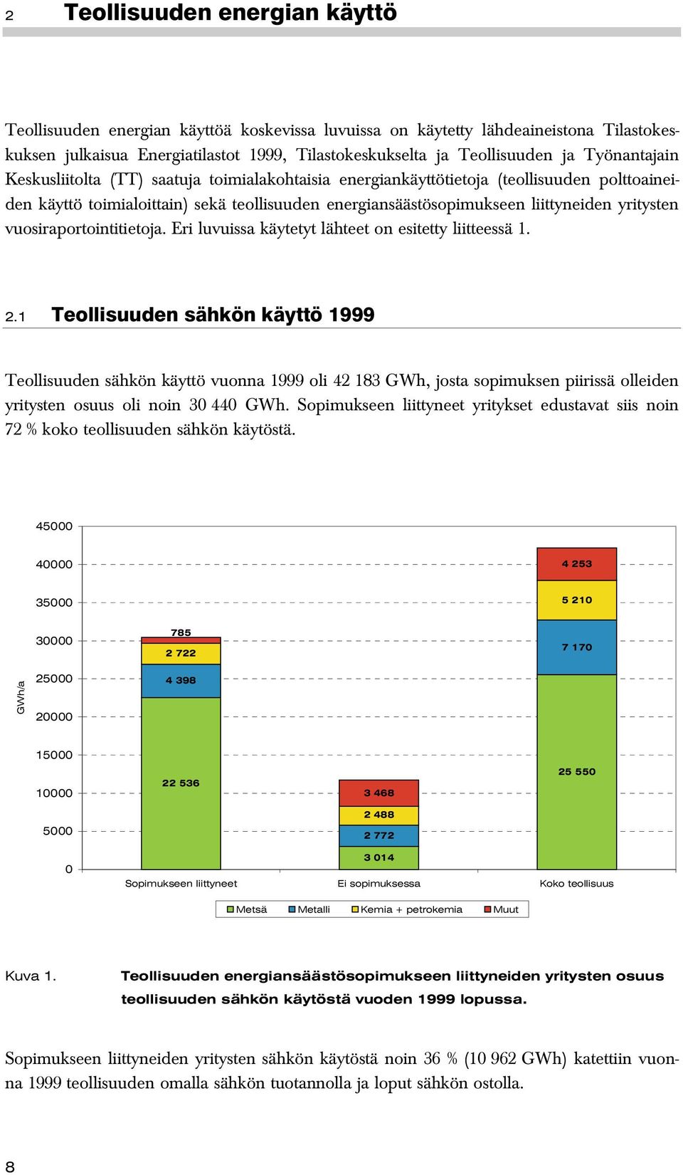 vuosiraportointitietoja. Eri luvuissa käytetyt lähteet on esitetty liitteessä 1. 2.