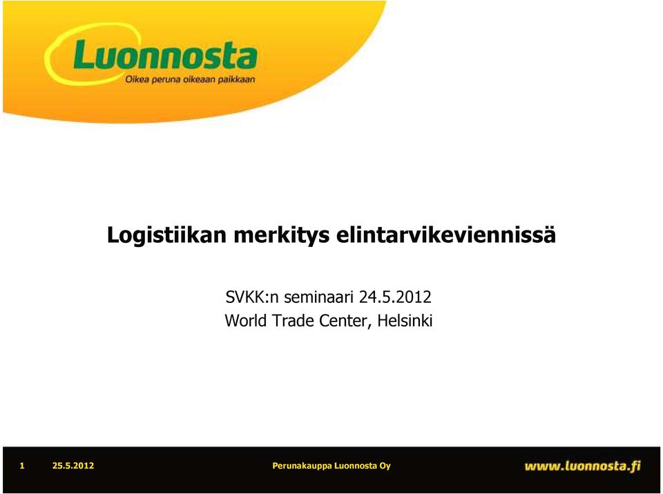 SVKK:n seminaari 24.5.