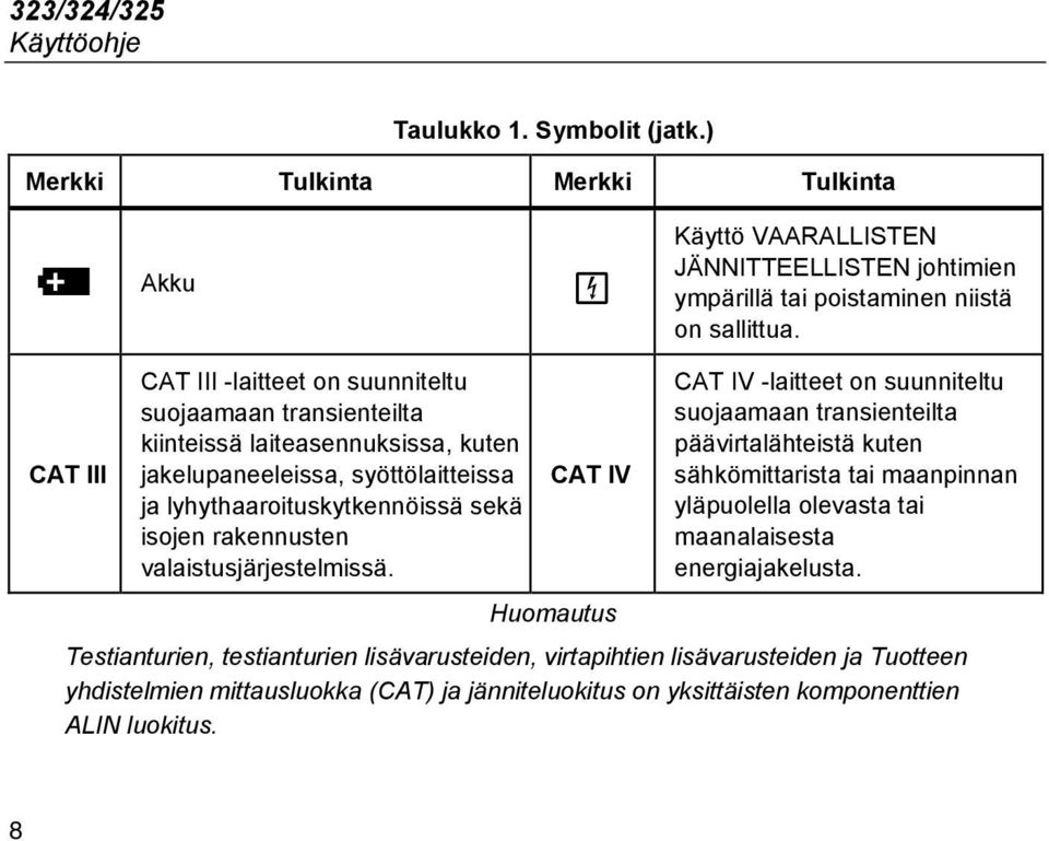 valaistusjärjestelmissä.