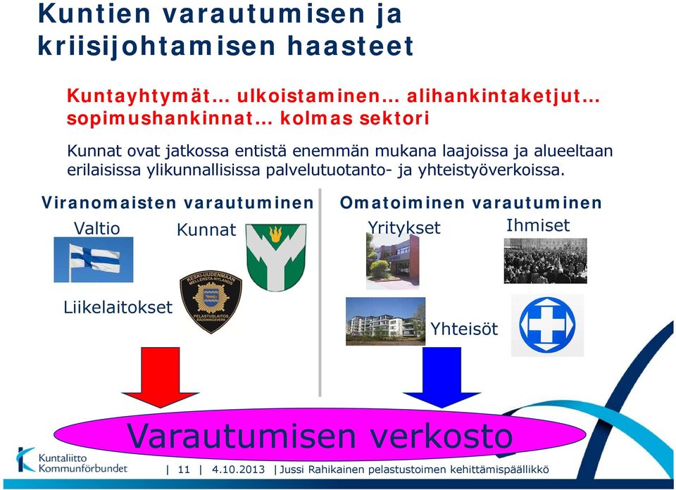 palvelutuotanto- ja yhteistyöverkoissa.