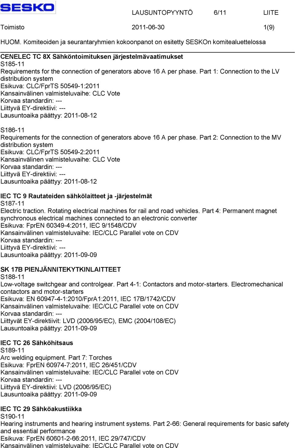 generators above 16 A per phase.