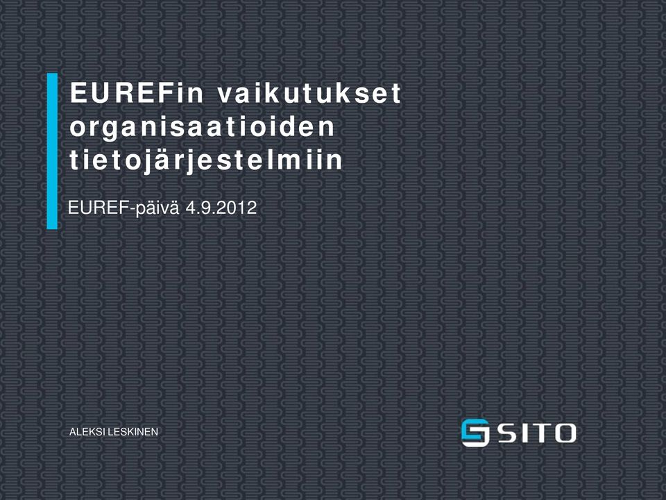 tietojärjestelmiin
