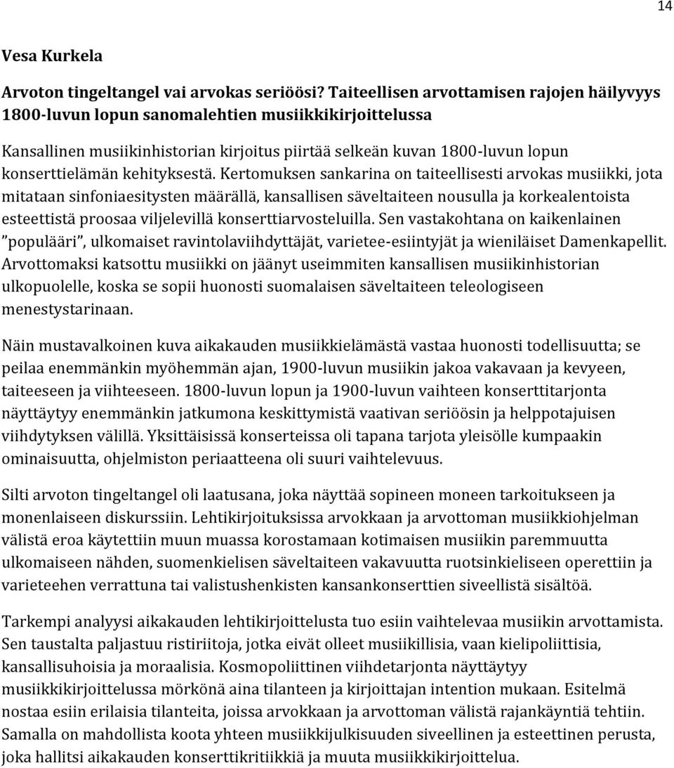 kehityksestä.