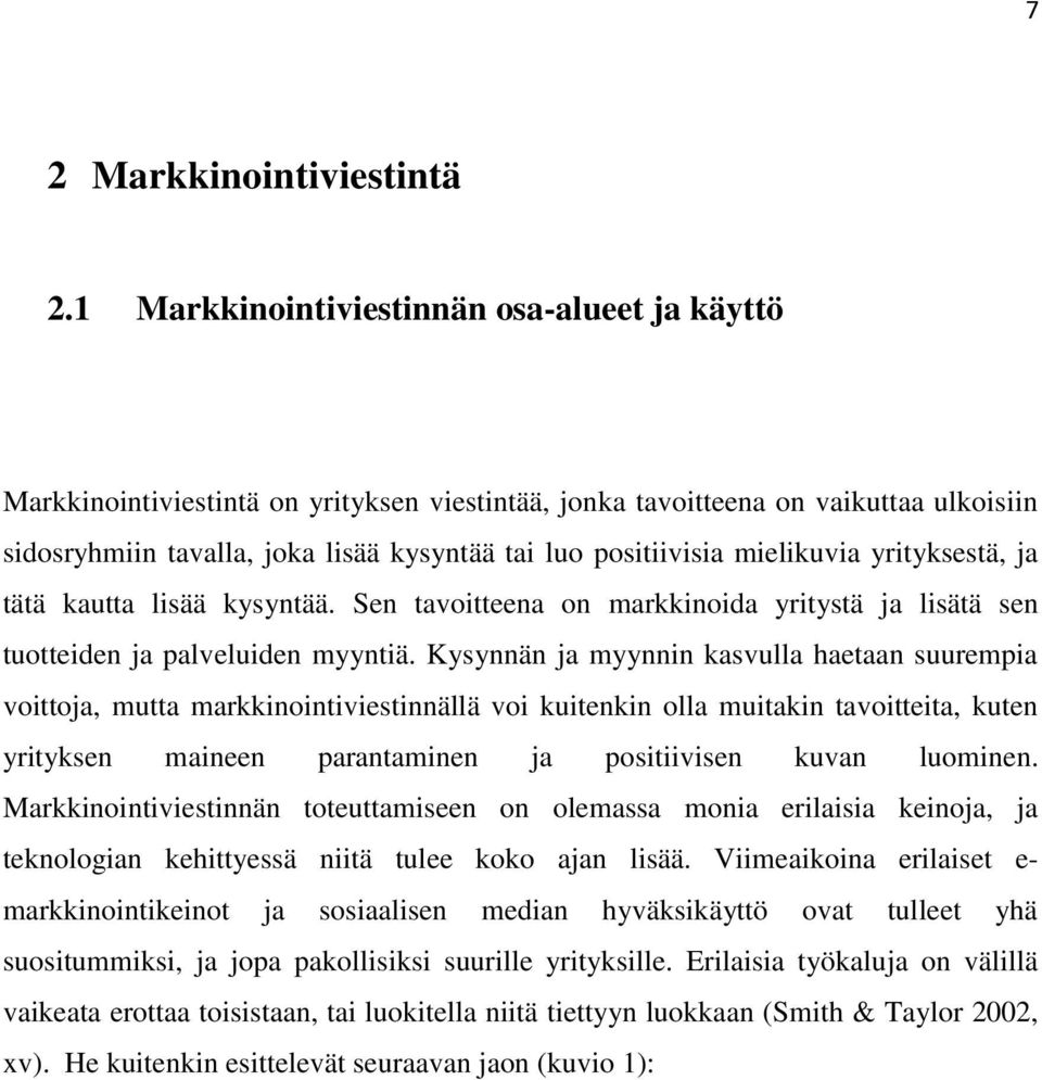 mielikuvia yrityksestä, ja tätä kautta lisää kysyntää. Sen tavoitteena on markkinoida yritystä ja lisätä sen tuotteiden ja palveluiden myyntiä.