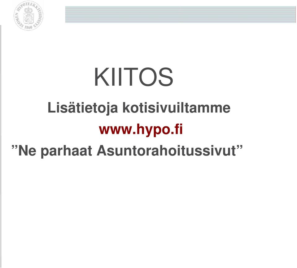 hypo.fi Ne parhaat