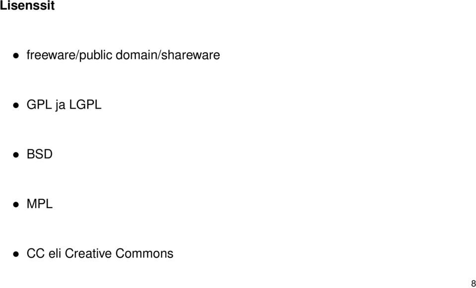 domain/shareware GPL