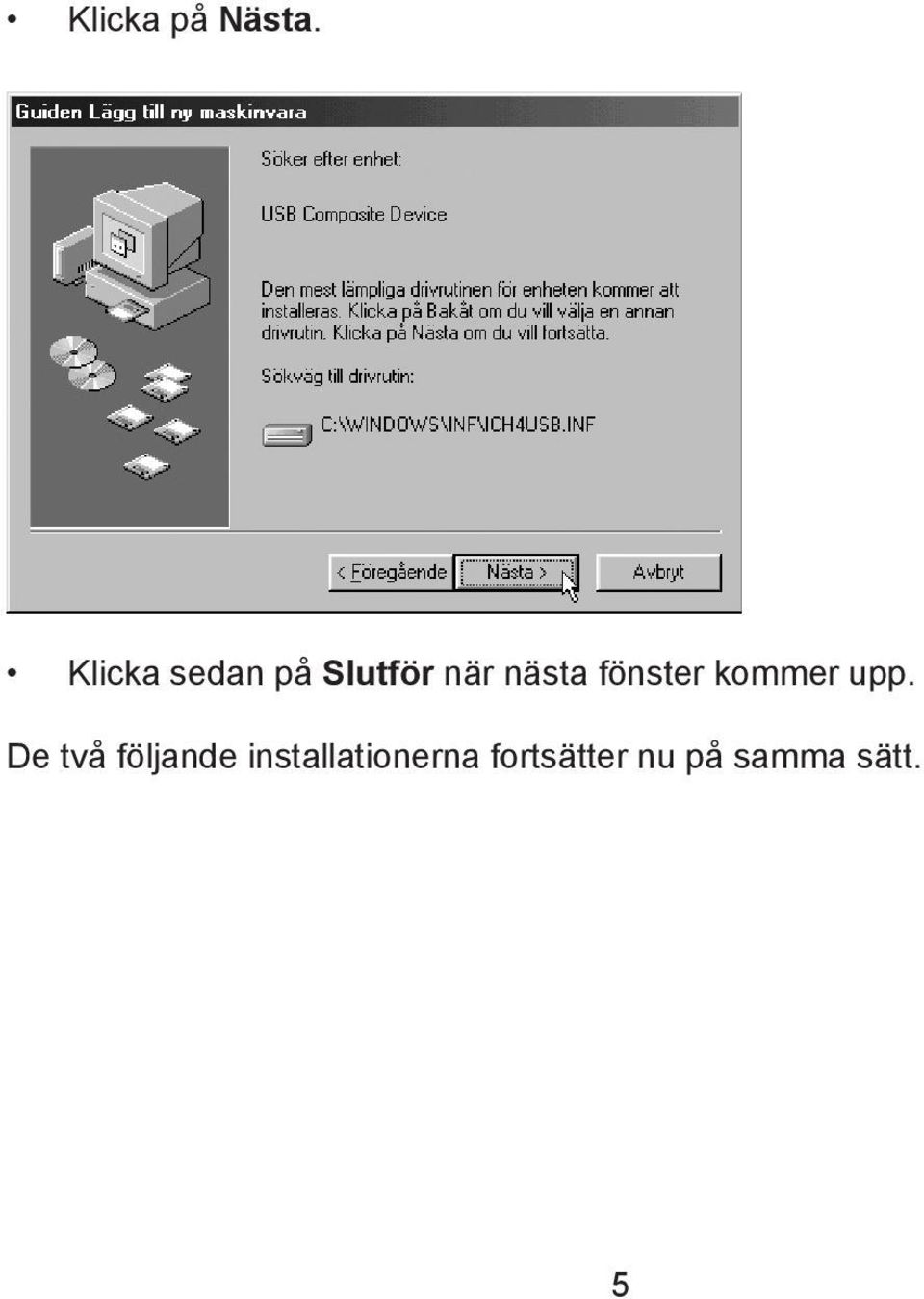 fönster kommer upp.