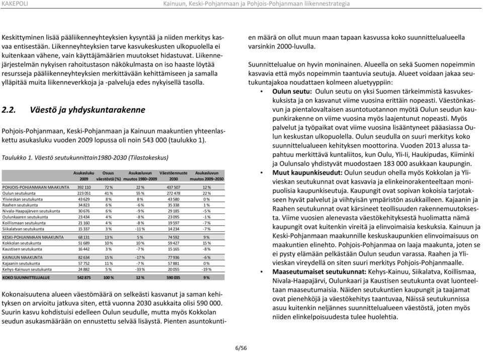 Liikennejärjestelmän nykyisen rahoitustason näkökulmasta on iso haaste löytää resursseja pääliikenneyhteyksien merkittävään kehittämiseen ja samalla ylläpitää muita liikenneverkkoja ja palveluja edes