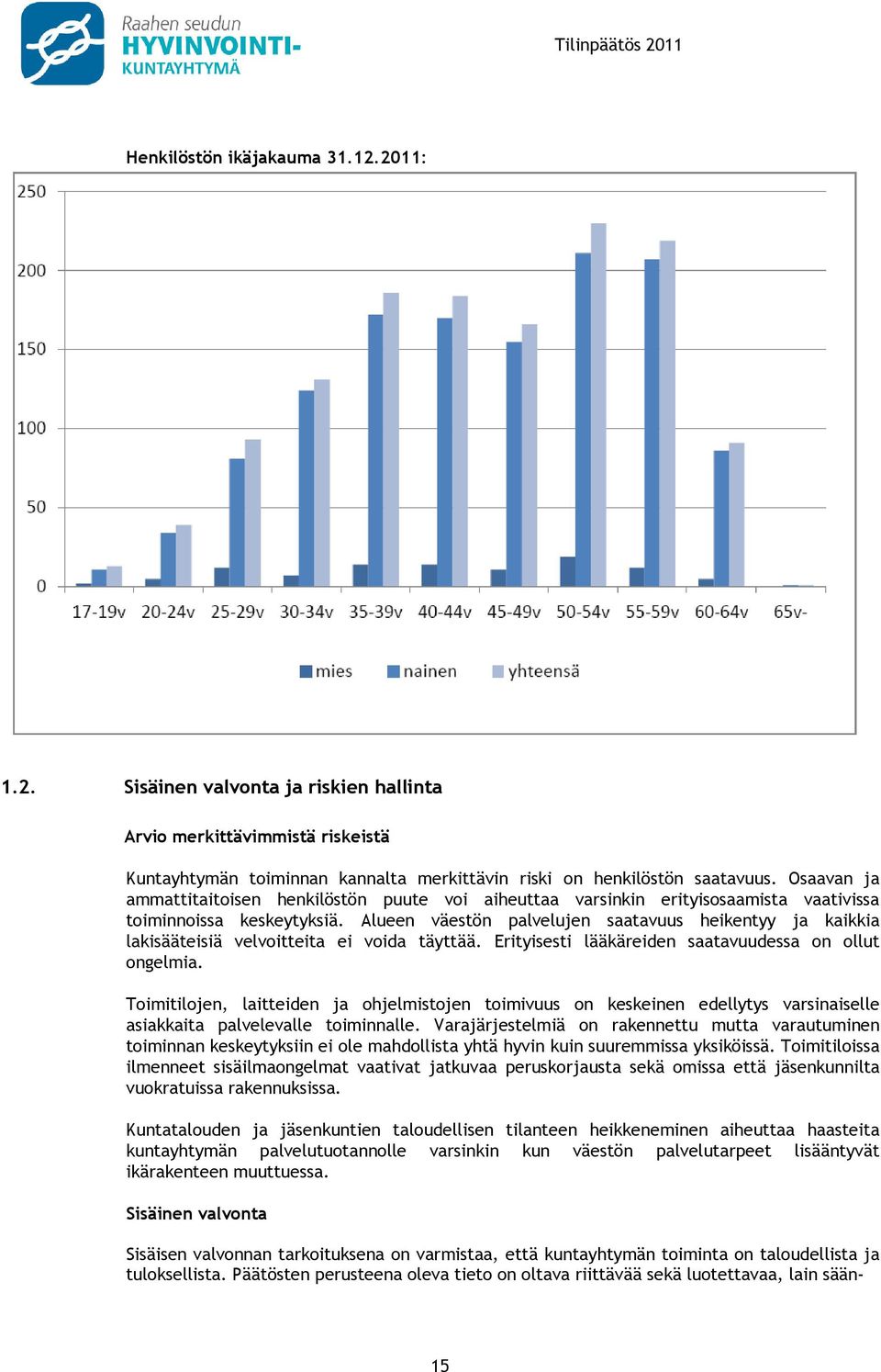 Alueen väestön palvelujen saatavuus heikentyy ja kaikkia lakisääteisiä velvoitteita ei voida täyttää. Erityisesti lääkäreiden saatavuudessa on ollut ongelmia.