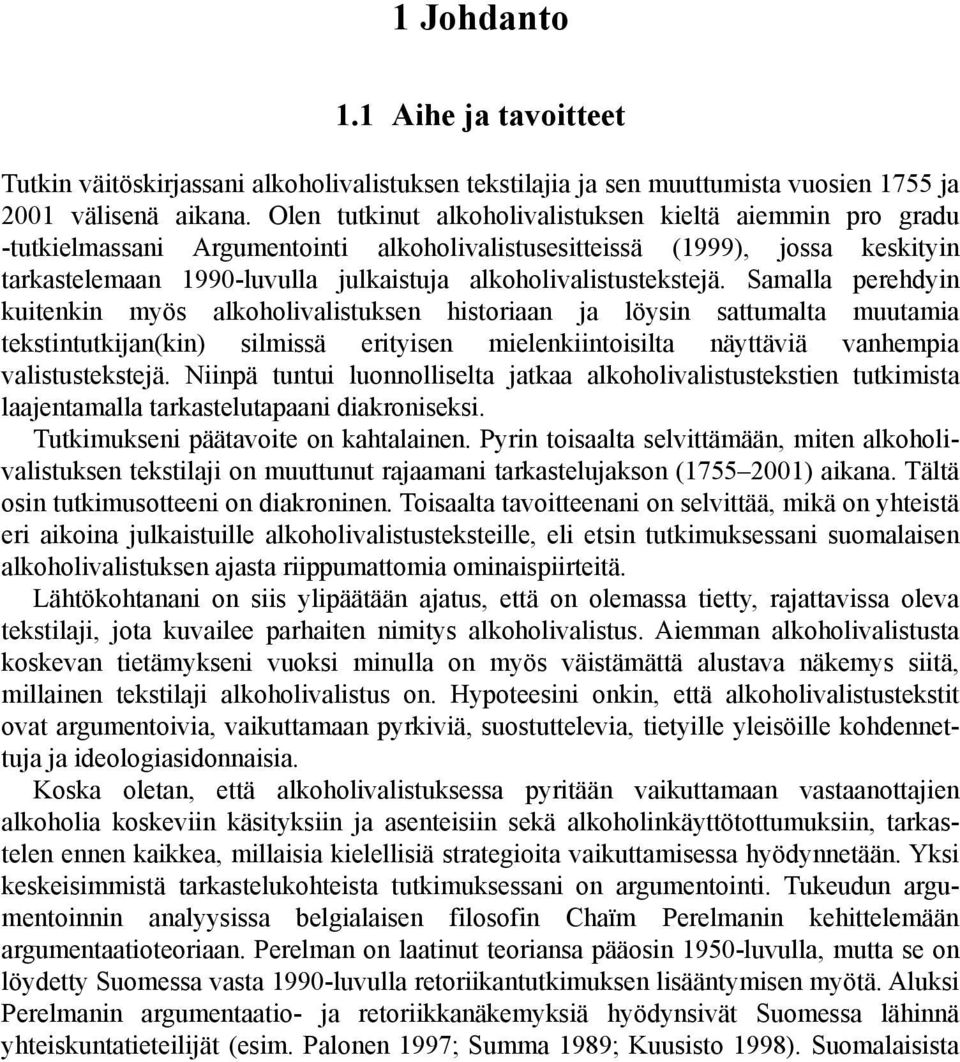 alkoholivalistustekstejä.