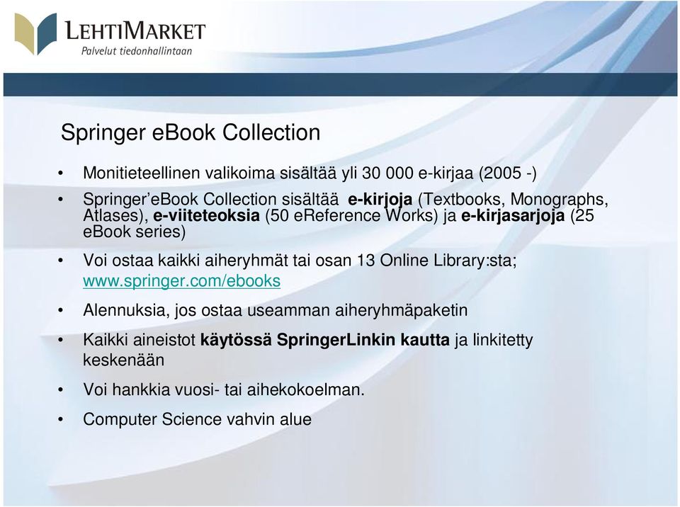 kaikki aiheryhmät tai osan 13 Online Library:sta; www.springer.