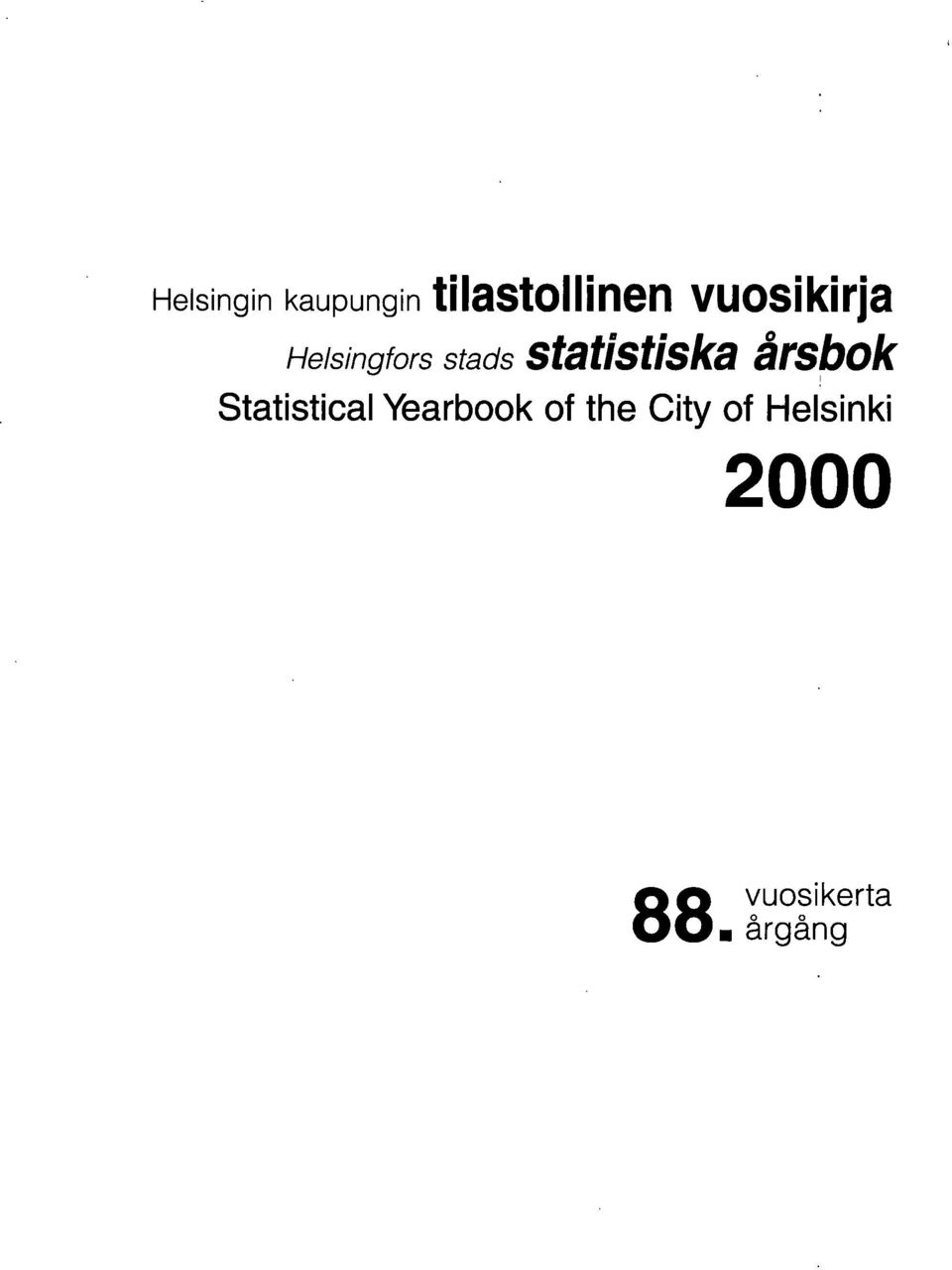 statistiska årsbok I Statistical