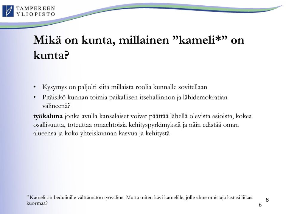 lähidemokratian välineenä?