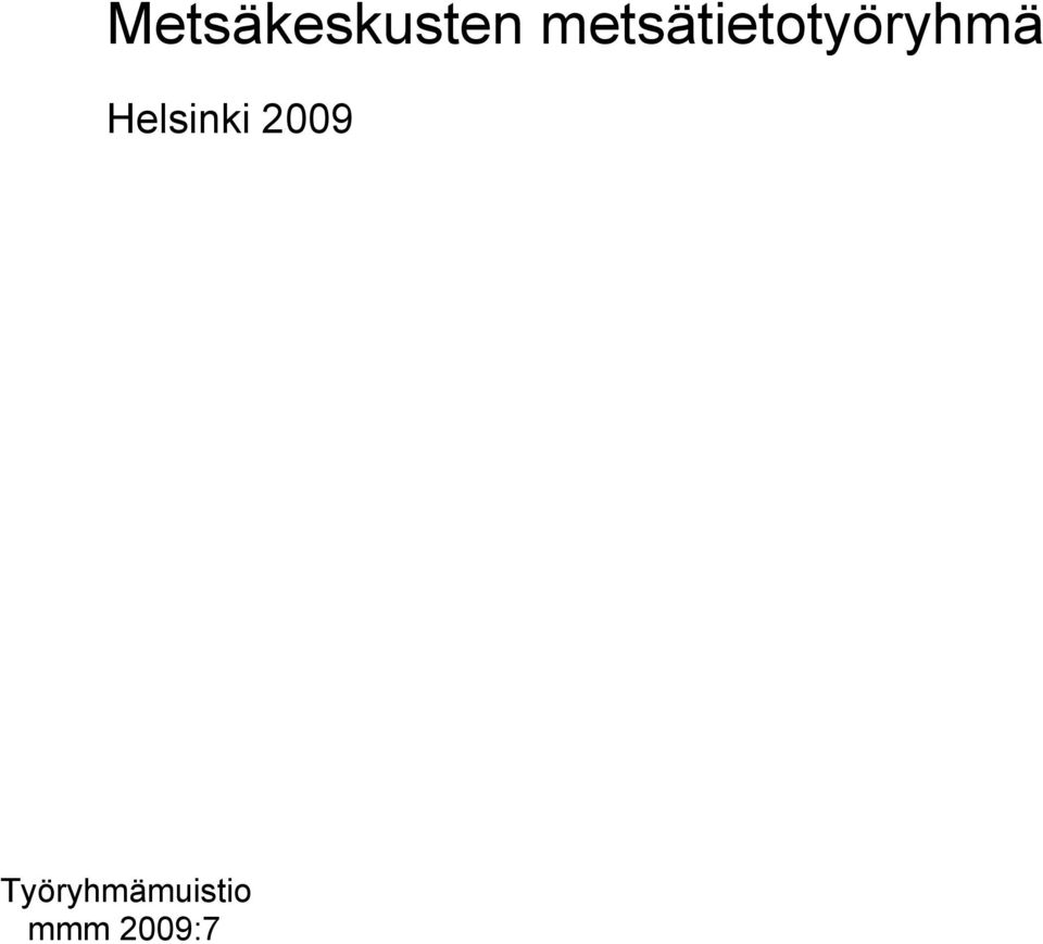Helsinki 2009