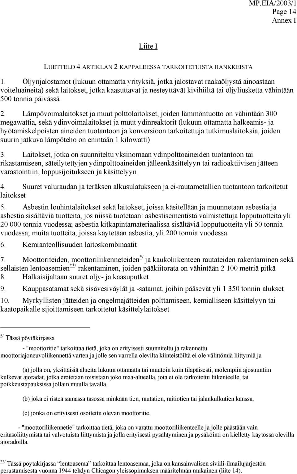 tonnia päivässä 2.