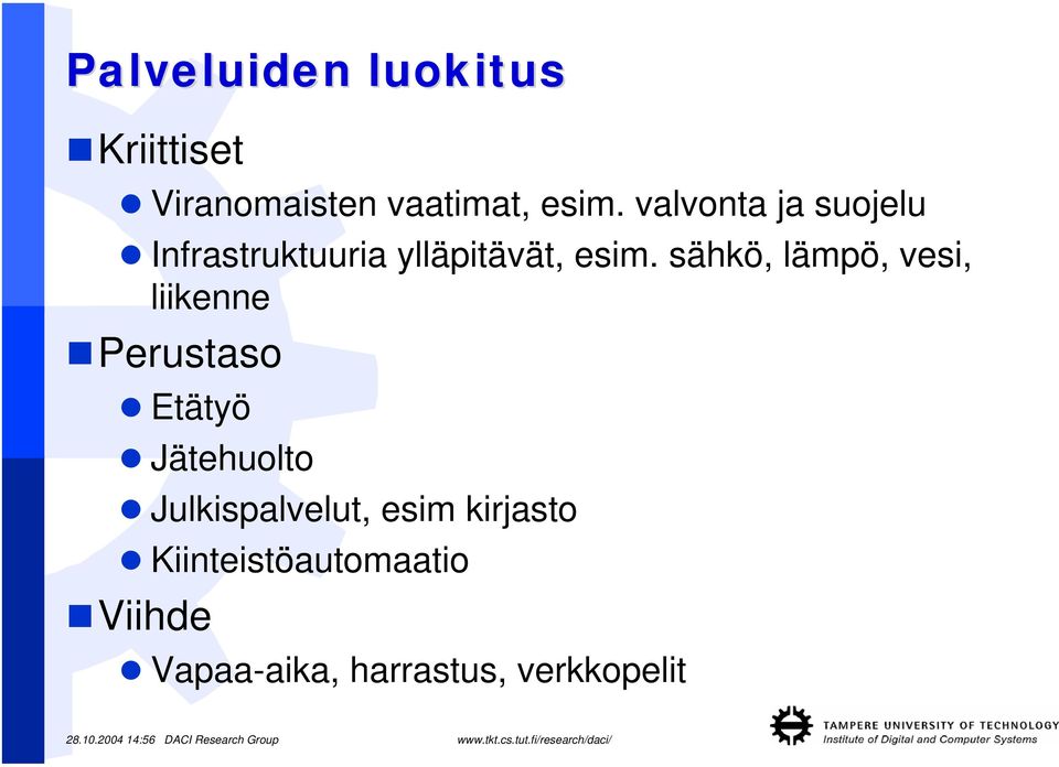 sähkö, lämpö, vesi, liikenne Perustaso Etätyö Jätehuolto