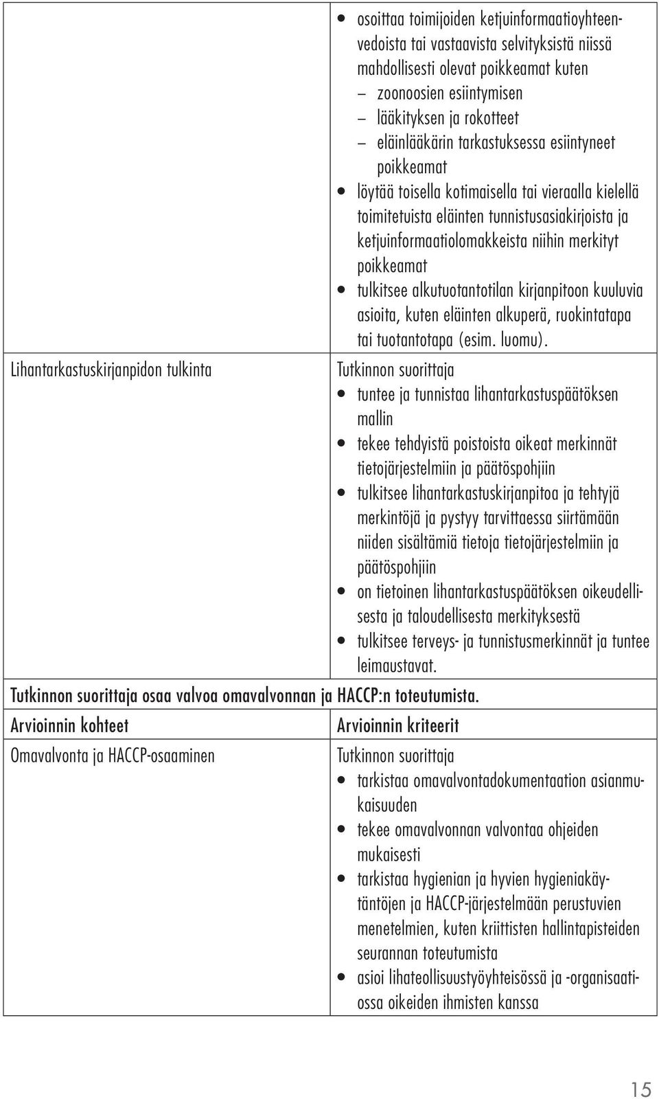 tulkitsee alkutuotantotilan kirjanpitoon kuuluvia asioita, kuten eläinten alkuperä, ruokintatapa tai tuotantotapa (esim. luomu).