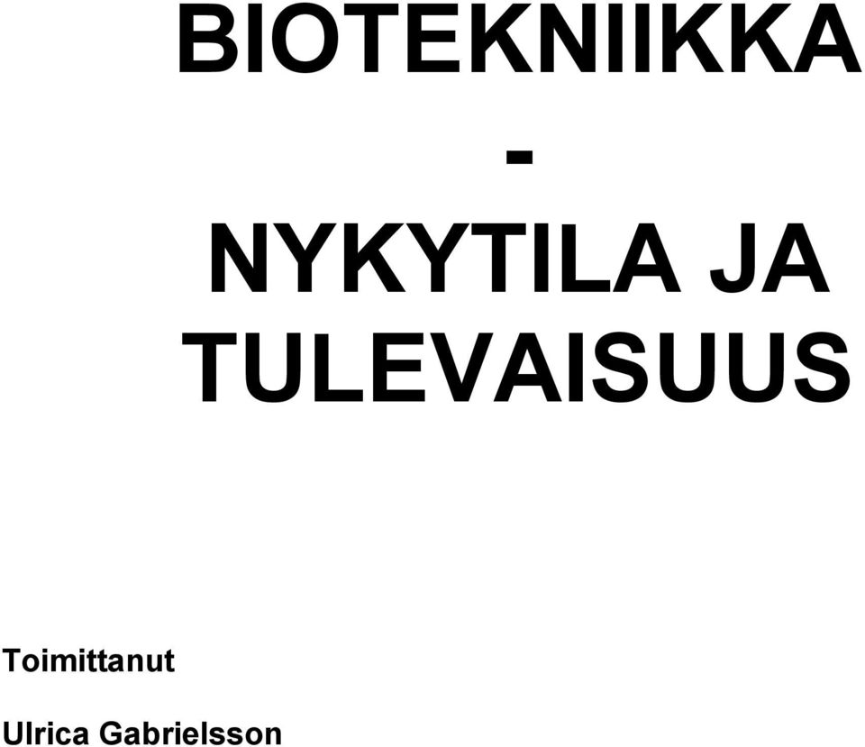TULEVAISUUS