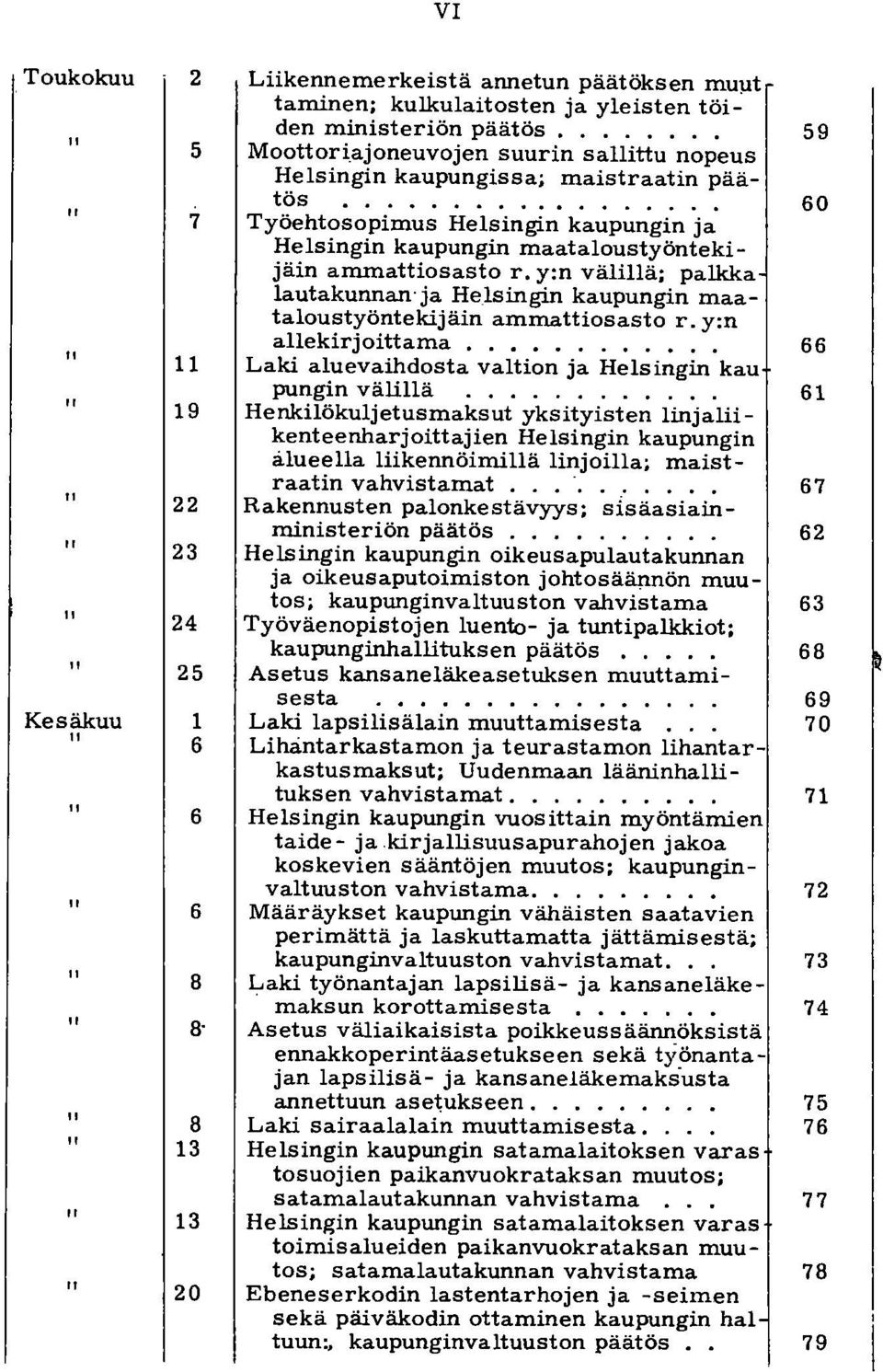 y:n välillä; palkka lautakunnan" ja Helsingin kaupungin maataloustyöntekijäin ammattiosasto r.